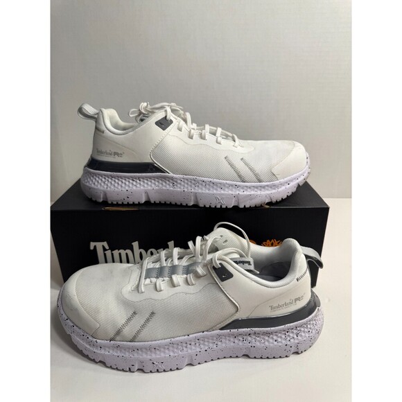 .10191 Timberland White, Safety Toe-US 8.5 Mens - Picture 1 of 5